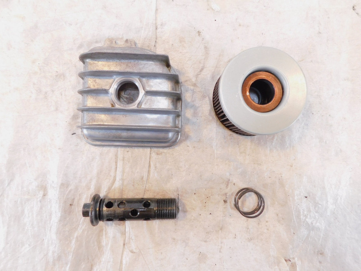 86-87 Honda Rebel 450 CMX450C Engine Motor Oil Case Cover w/ Filter Element - C3 Cycle