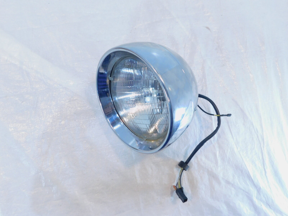 Harley Davidson Softail Heritage Classic & Fat Boy Chrome Headlight Headlamp - C3 Cycle