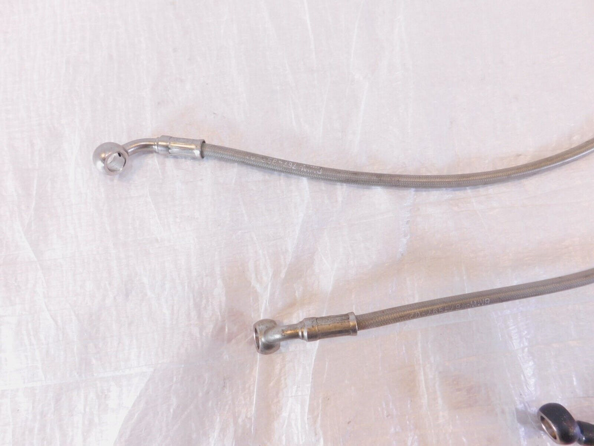 2005-2009 BMW R900RT R1200RT Front Wheel Left/Right ABS Brake Hose Line Pipes - C3 Cycle
