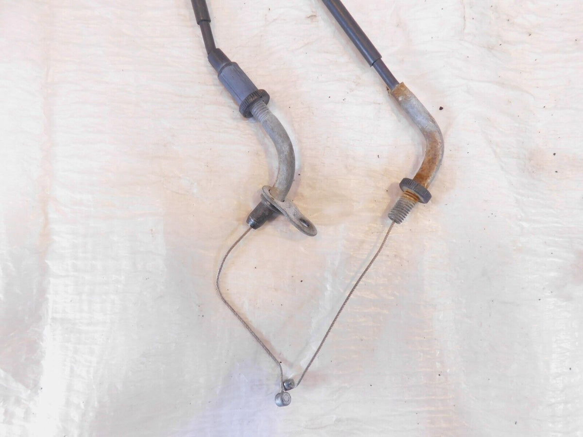 Yamaha XVS1100 1100 Classic & Silverado Handlebar Throttle Cables Wires - Pair - C3 Cycle