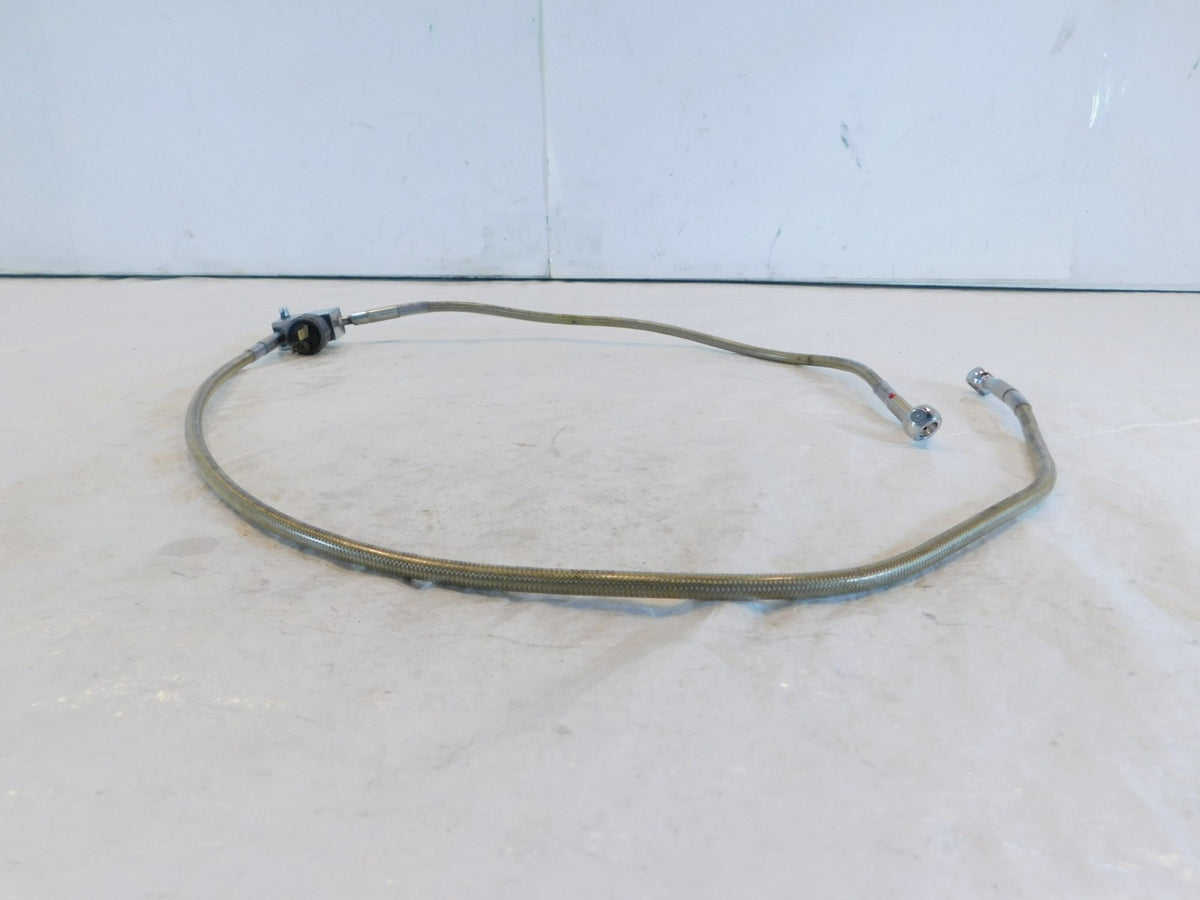 Harley Davidson Softail Fat Boy & Heritage Classic Braided Rear Brake Hose Line - C3 Cycle