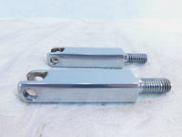 Harley EVO FXR EVO Dyna Chrome Front Highway Footpeg Peg Mount Clevis Brackets - C3 Cycle