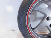 2004-2008 Honda Interceptor 800 VFR800 VFR800A ABS Silver Rear Wheel Rim & Tire - C3 Cycle