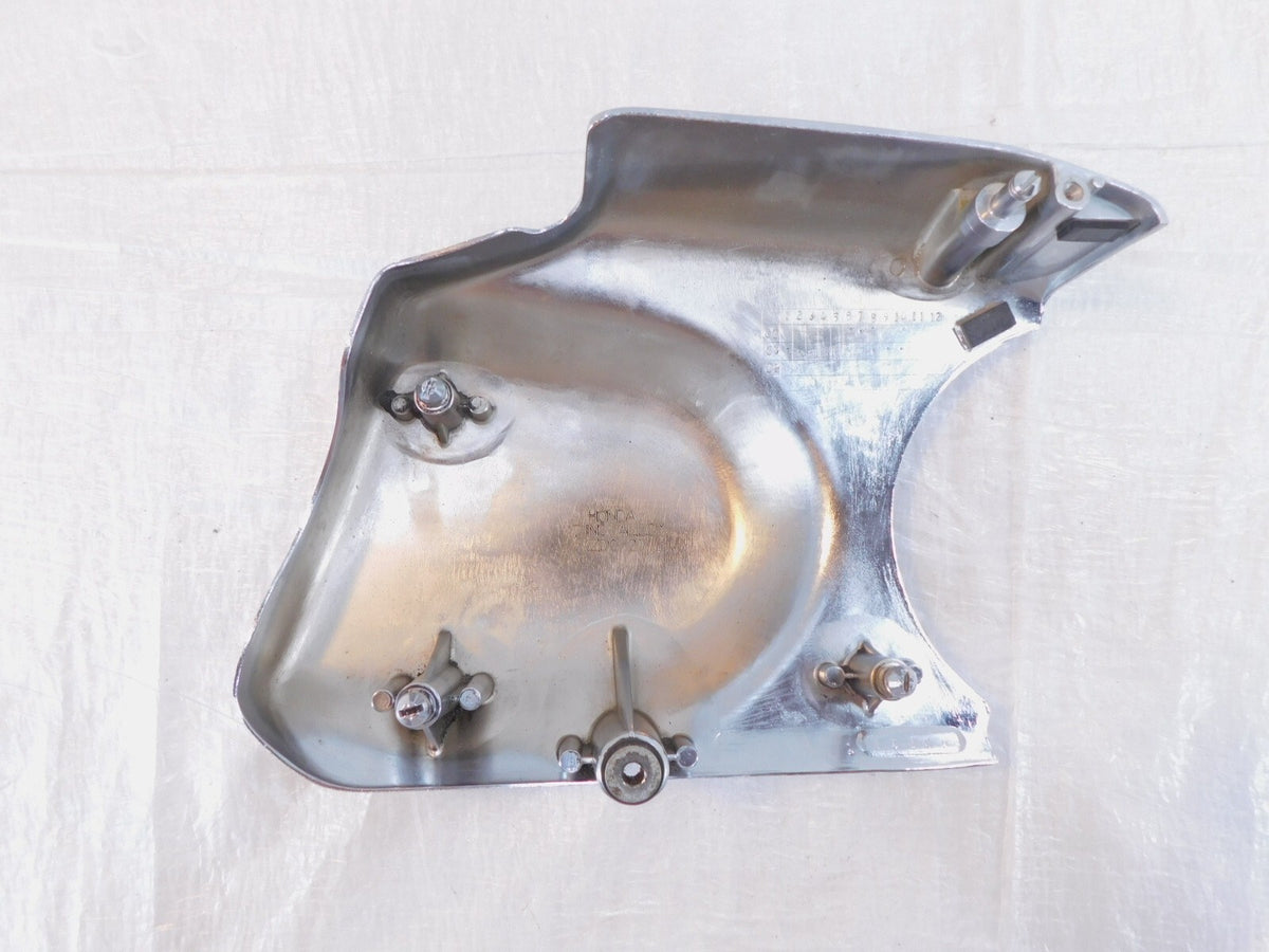 Honda VT1100 VT1100C Shadow 1100 ACE & Sabre Chrome Left Rear Engine Motor Cover - C3 Cycle