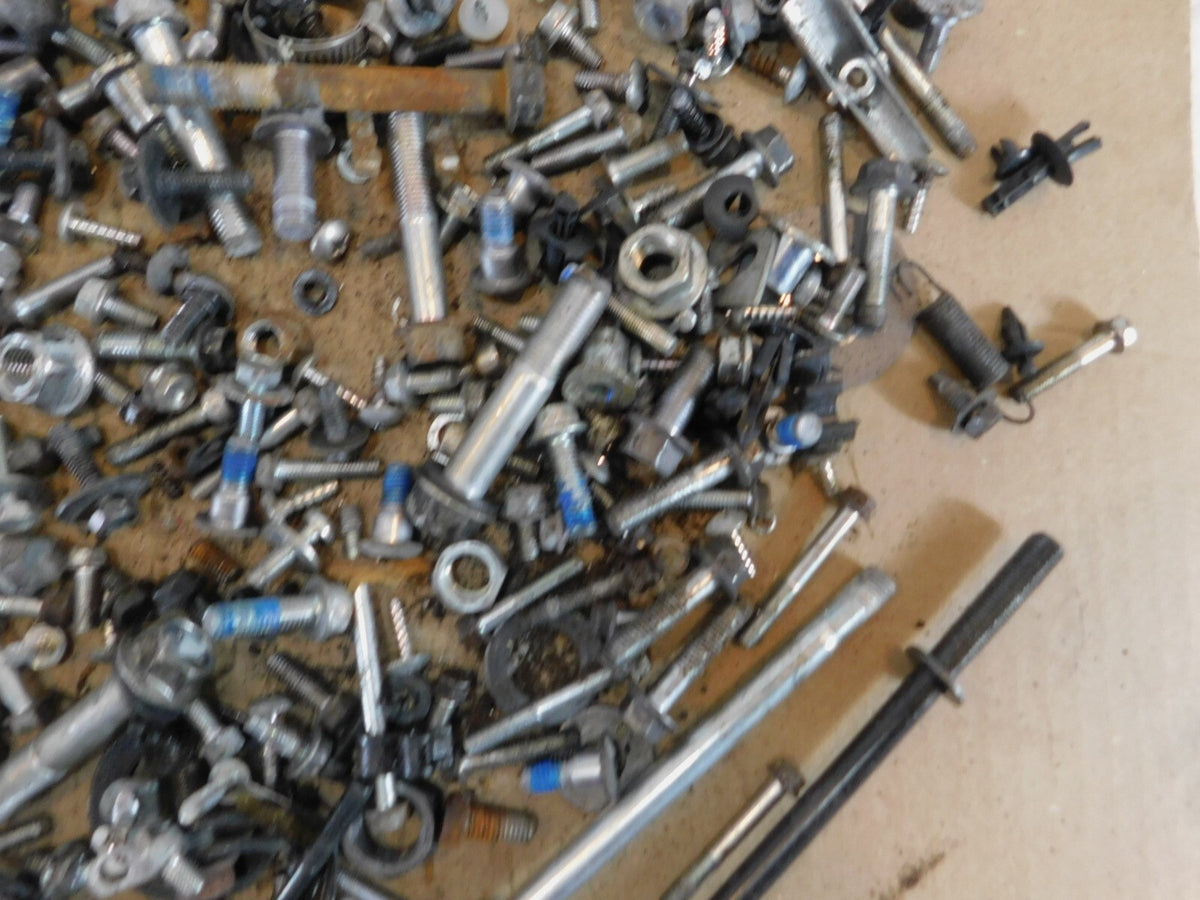 2011 11 Suzuki Burgman 400 AN400 Misc. Nuts Bolts & Brackets Parts Box Lot - C3 Cycle