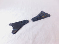92-93 BMW K1100LT K1100RS Left/Right Footrest Foot Peg Mount Bracket Stay Plates - C3 Cycle