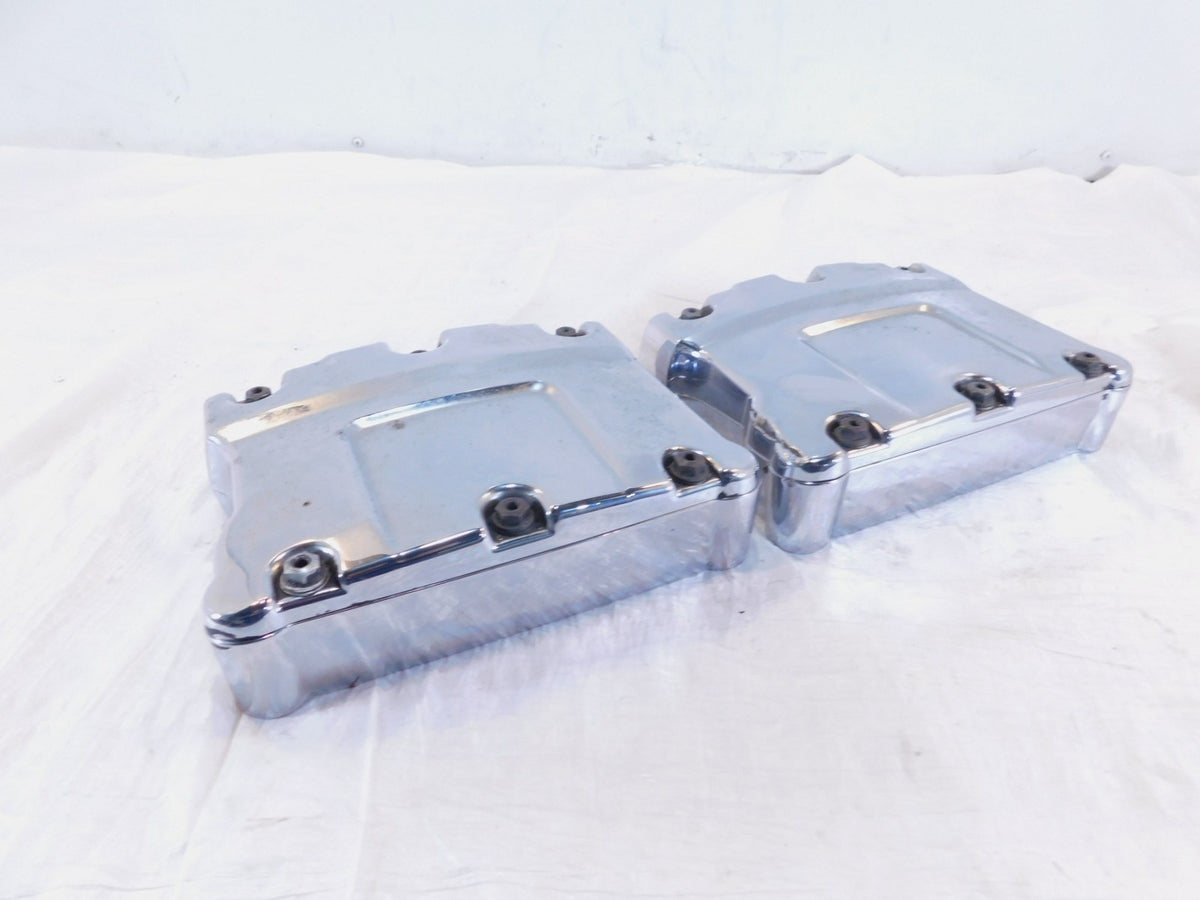 Harley Davidson Road King Dyna & Softail Chrome Cylinder Head Top Rocker Boxes - C3 Cycle