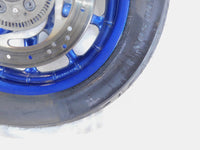 Harley Touring Road Street & Electra Glide Blue Mag Cast Rear Wheel Rim & Tire - C3 Cycle