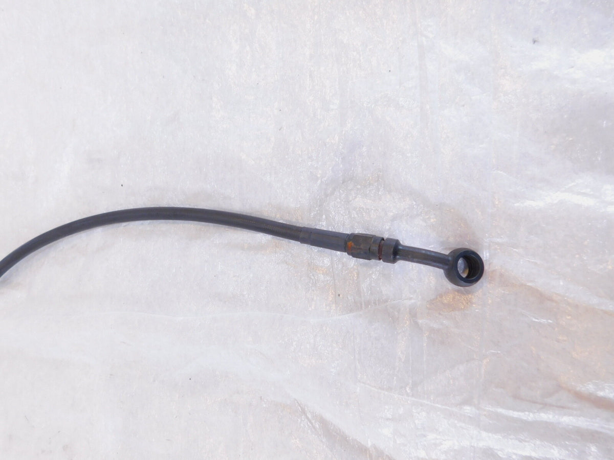 1977 77 Honda CB550 CB550K 550 Black Front Brake Master Cylinder Hose Line - C3 Cycle