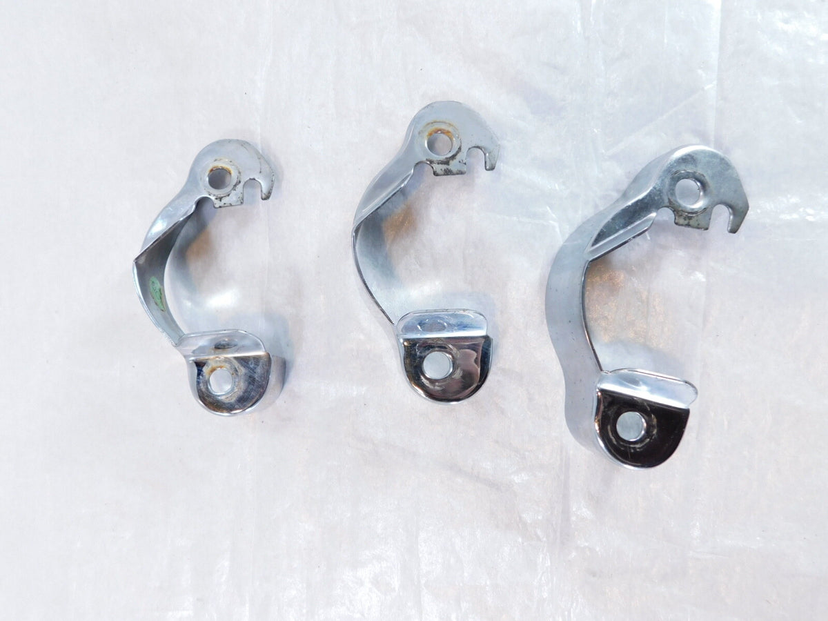 Triumph Rocket III Roadster Touring Exhaust Manifold Pipe Casting Cover Clamps - C3 Cycle