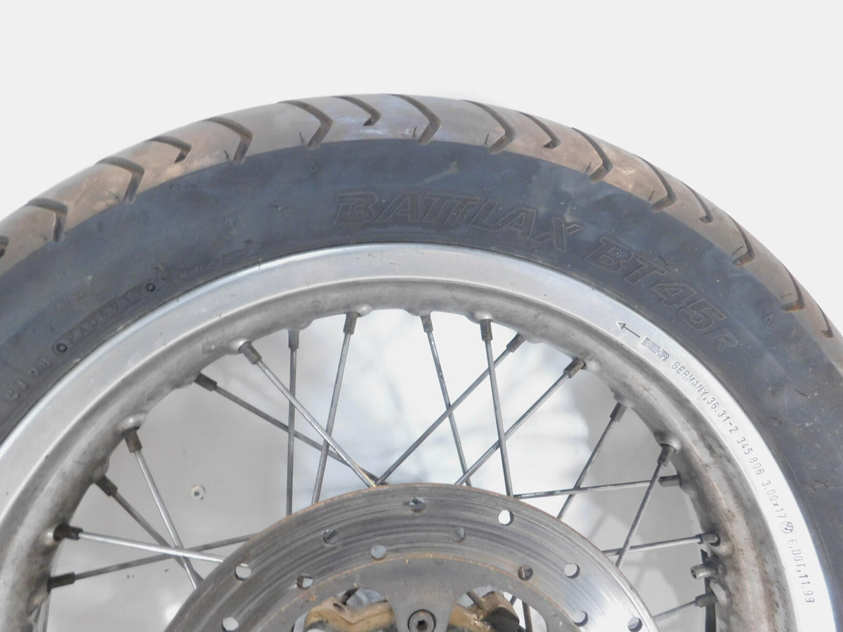 BMW F650GS G650GS & Dakar Sertao Spoked Laced Rear Wheel Rim w/ Tire & Rotor - C3 Cycle