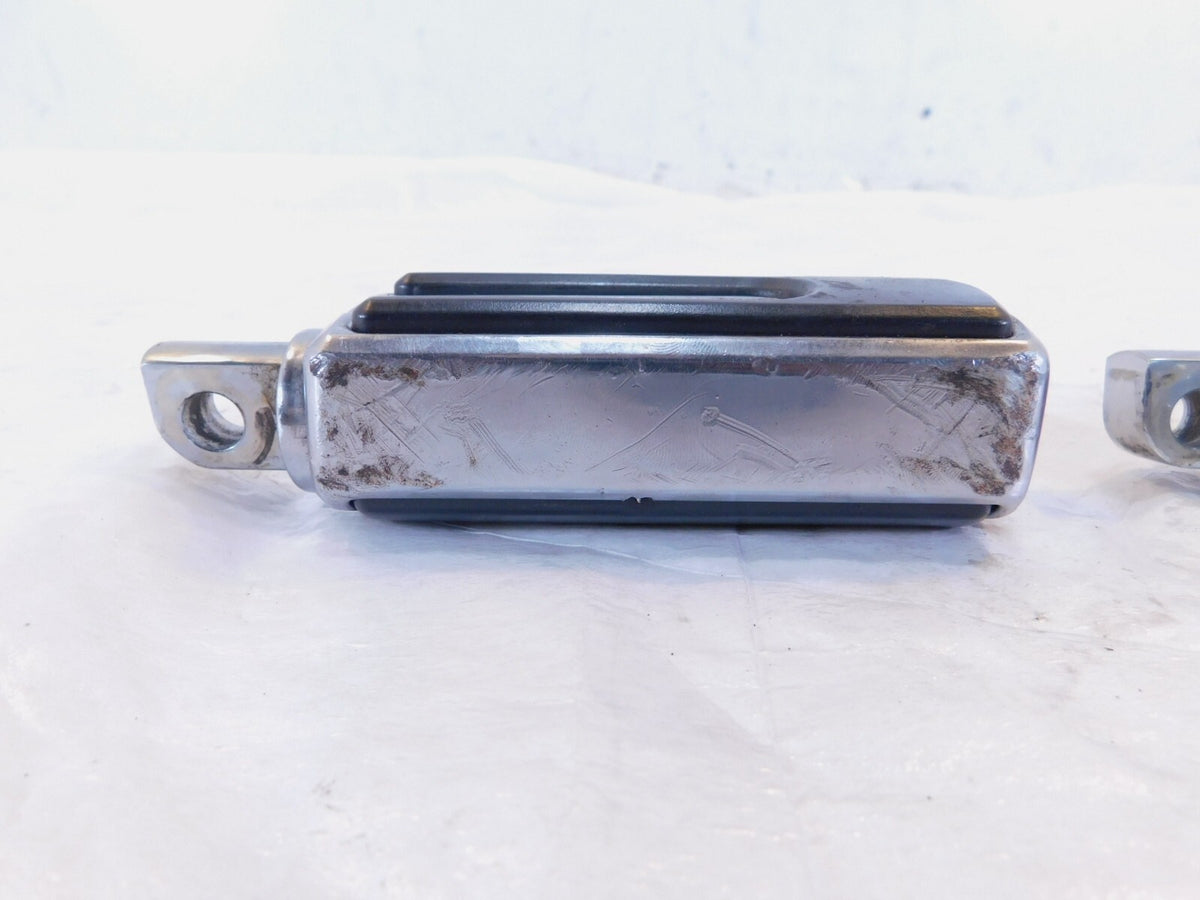 Harley Touring CVO Dyna Sportster & Softail Chrome & Rubber Footpegs Footrests