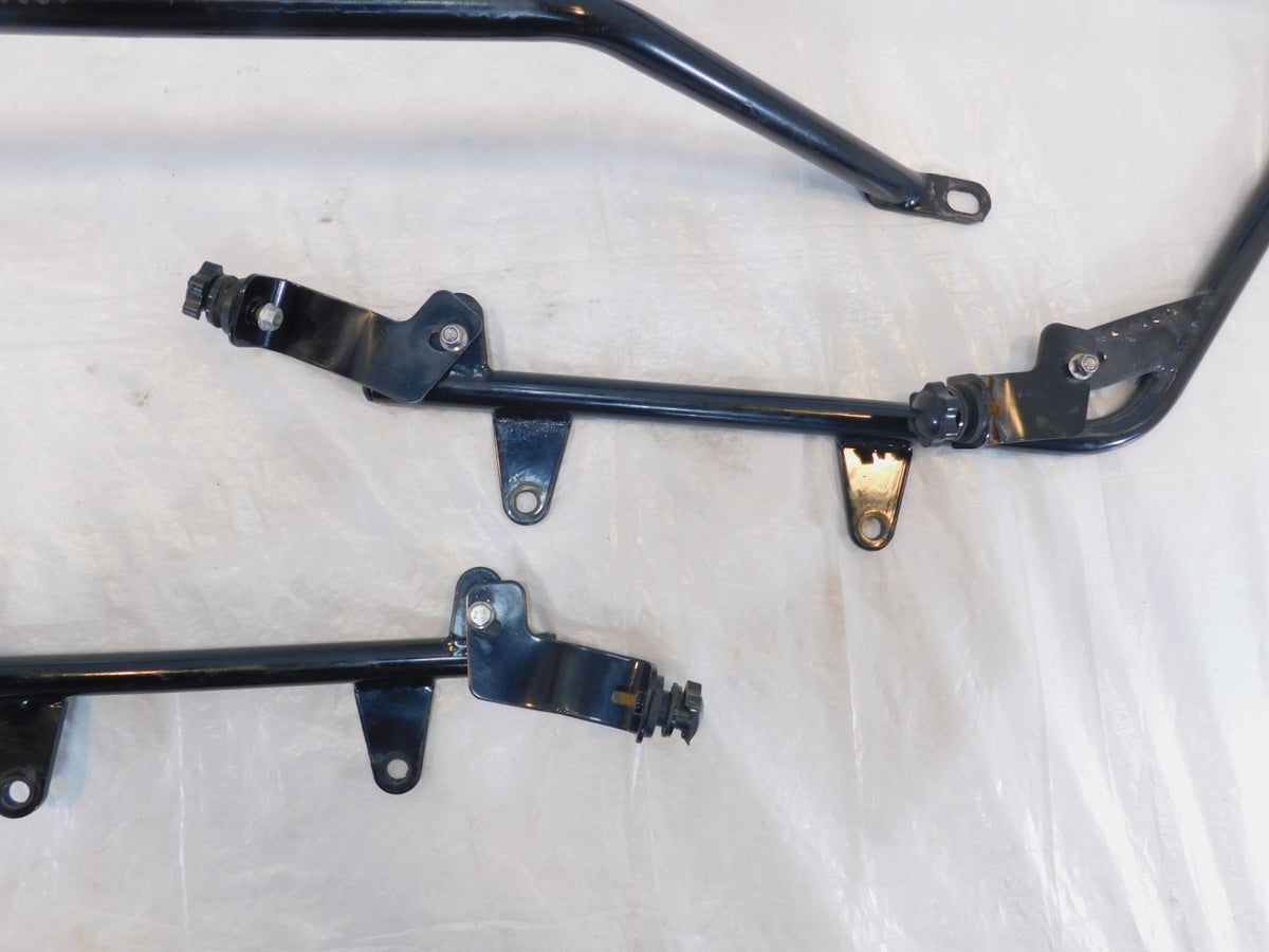 18-22 Harley Davidson Softail Slim & Street Bob Black Saddlebag Mount Brackets - C3 Cycle