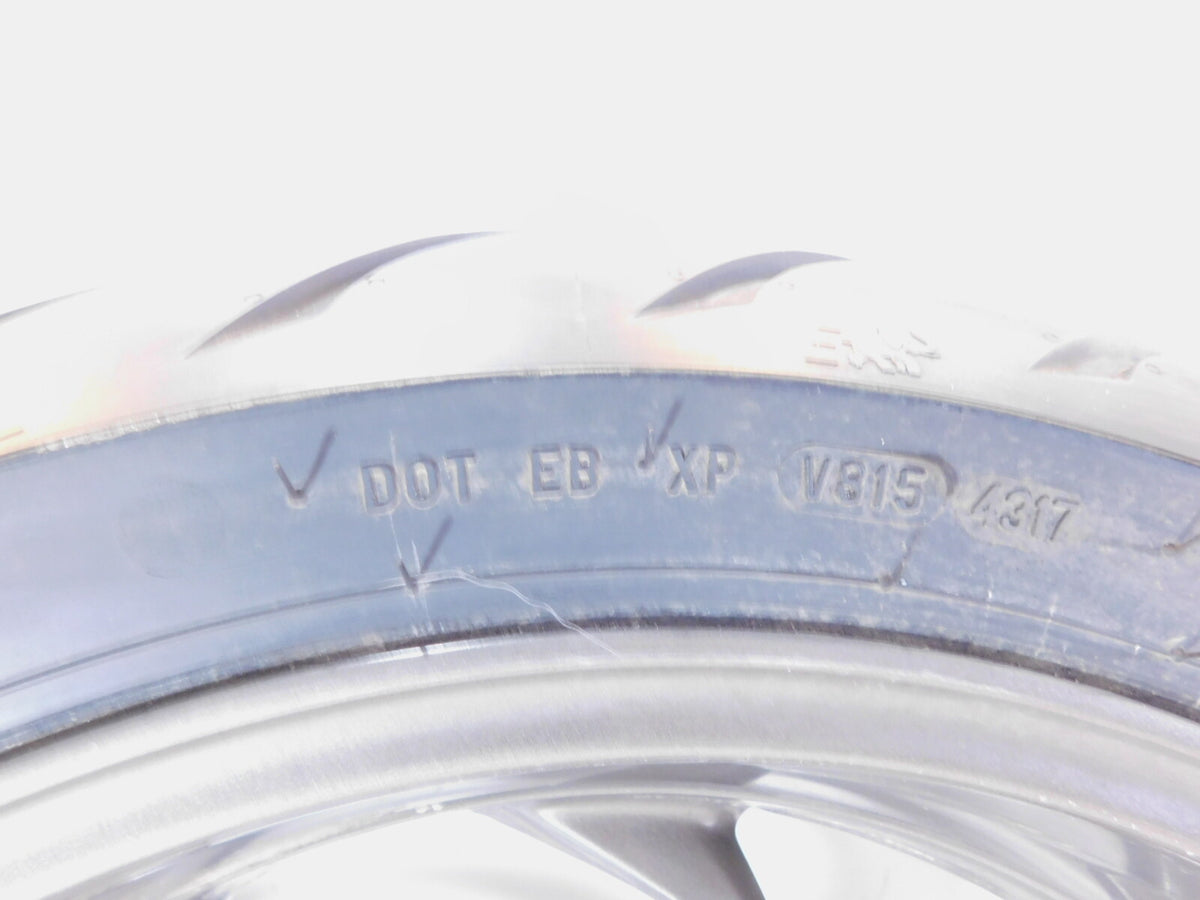 2011-2016 11-16 BMW K1600 GT K1600GT Ostra Gray Rear Wheel Rim & Tire - 6x17 - C3 Cycle