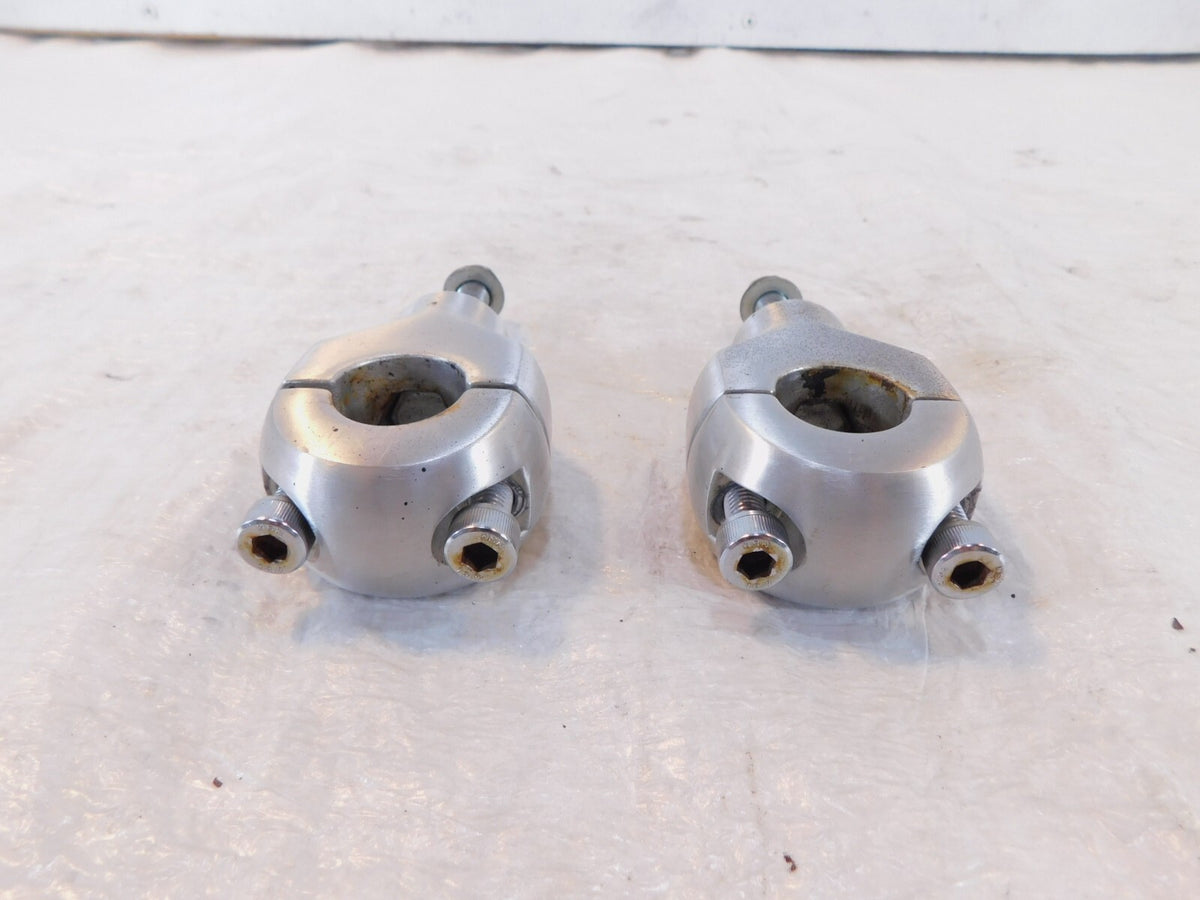 2002-2014 Triumph America & LT Front Handle Bar Handlebar Riser Mount Clamps - C3 Cycle