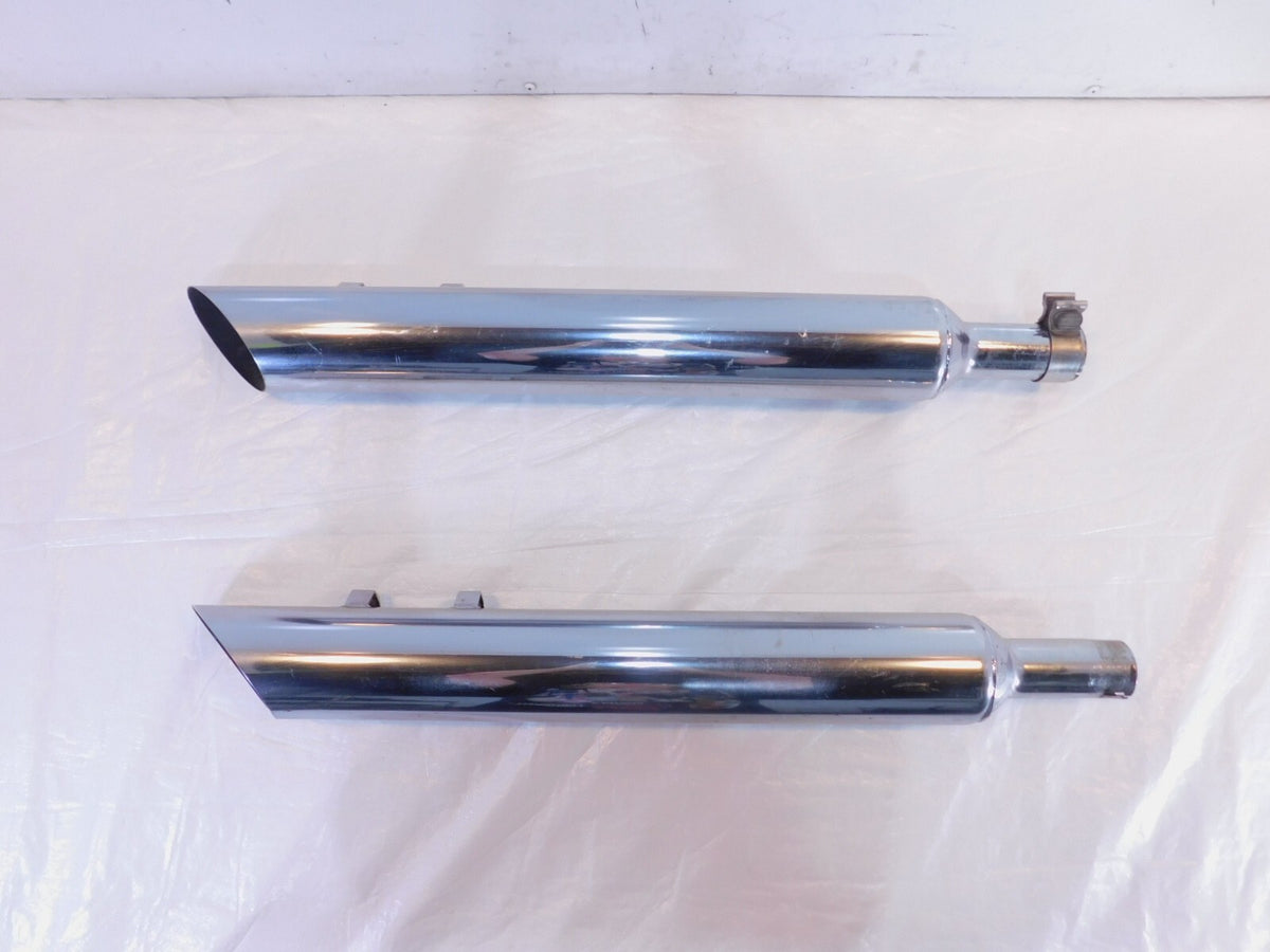 Harley Electra Glide & Road King Screamin Eagle Slip on Exhaust Mufflers Cans - C3 Cycle