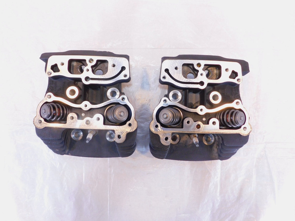 Harley Davidson Dyna Softail Twin Cam 96" Front Rear Cylinder Heads -Fin Damage - C3 Cycle