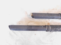 2004-2007 Honda Shadow 750 Aero VT750 Black Exhaust Header Pipe Mufflers - C3 Cycle