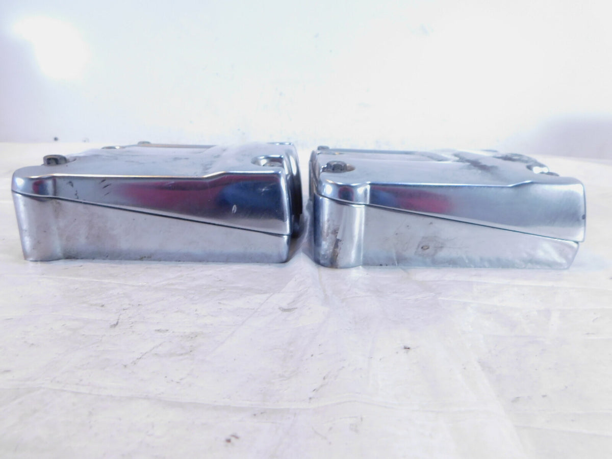 Harley Davidson Touring Dyna & Softail Chrome Cylinder Head Rocker Boxes