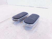 Harley Touring FXR Dyna Sportster & Softail Metal & Rubber Footpegs Footrests - C3 Cycle