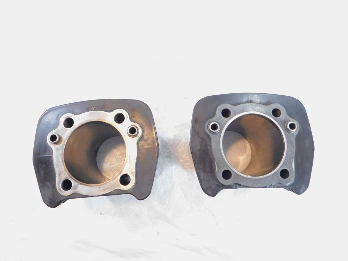 Pair Harley Davidson Sportster 1200 Black Engine Cylinder Barrel Jugs - C3 Cycle