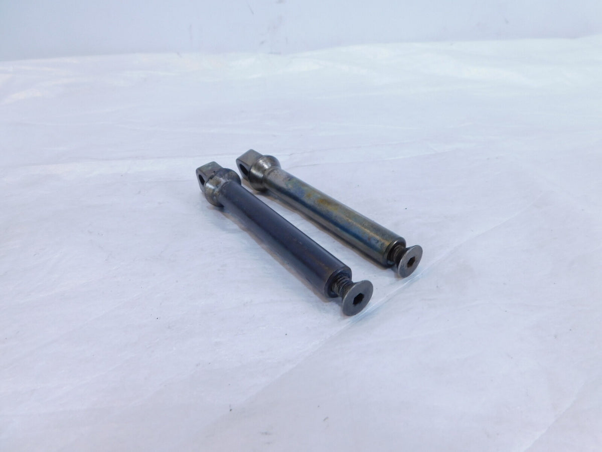 Harley Davidson Touring FXR Dyna Sportster & Softail Metal Footpegs Footrests - C3 Cycle
