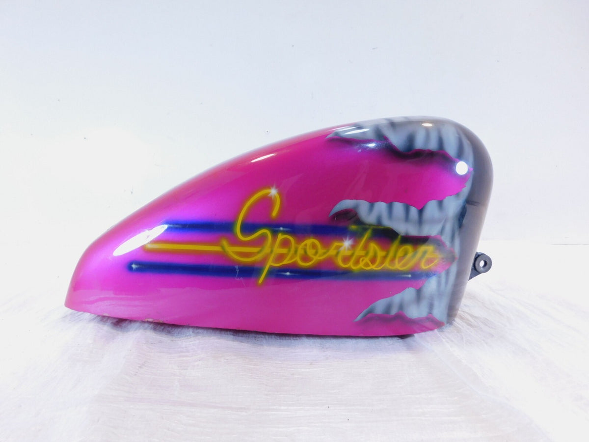 Harley Davidson Sportster XLH 883 1000 1100 & 1200 Pink Fuel Gas Petrol Tank - C3 Cycle