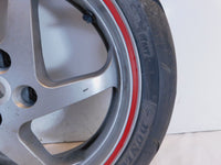2004-2008 Honda Interceptor 800 VFR800 VFR800A ABS Silver Rear Wheel Rim & Tire - C3 Cycle