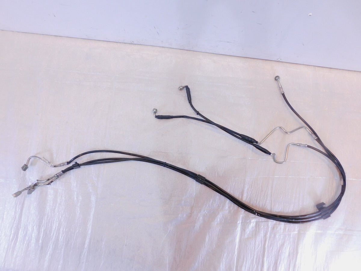 14-22 Harley Davidson Touring Street & Electra Glide Front ABS Brake Hose Lines - C3 Cycle