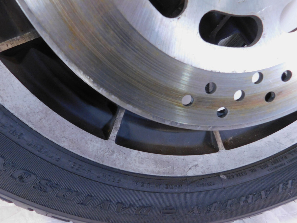 Harley Davidson EVO Tour Electra Glide Road King 10 Spoke Front Wheel Rim & Tire - C3 Cycle