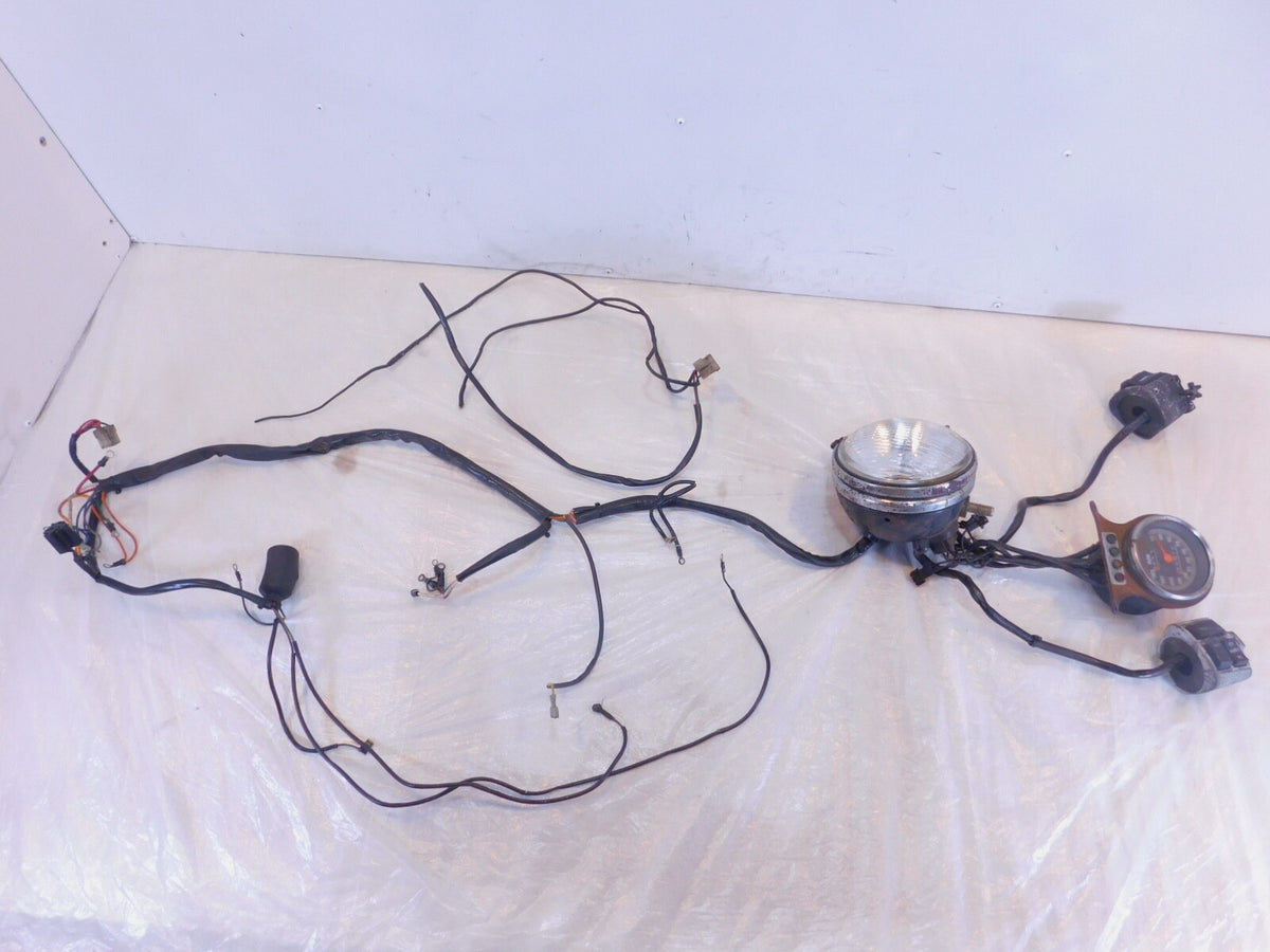 Harley Davidson Sportster 883 1100 1200 Wire Wiring Harness Headlight & Switches - C3 Cycle