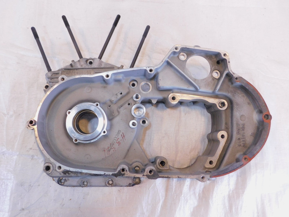 Harley Sportster 883 & 1200 Silver Engine Left Side Motor Crank Cases Crankcase - C3 Cycle