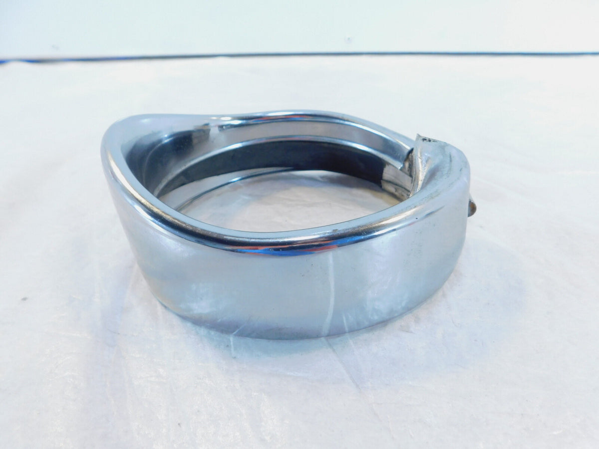 Harley Touring Electra Glide & Softail Passing Fog Light Lamp Chrome Trim Ring - C3 Cycle