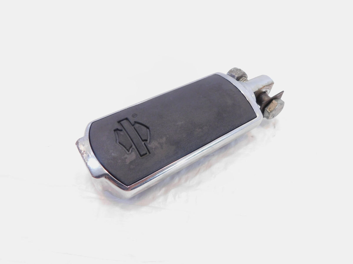 Harley Touring FXR Dyna Sportster & Softail Black & Chrome Footpeg Footrest - C3 Cycle