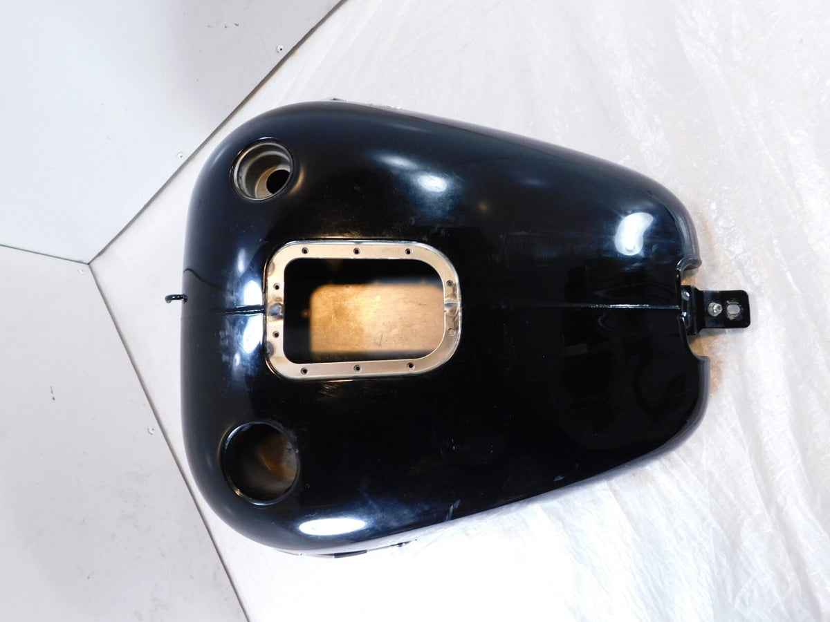 Harley Davidson Softail Heritage Classic & Fat Boy Black Fuel Gas Tank - Dented - C3 Cycle