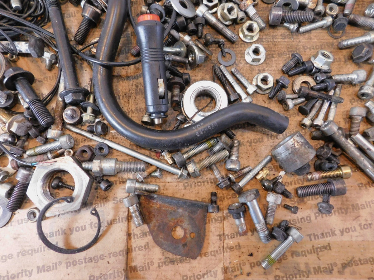 2014 14 Indian Chieftain Engine Bolts Nuts & Brackets Hardware Parts Box Lot - C3 Cycle