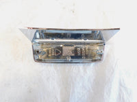 Piaggio Vespa LX LXV 50 125 150 Chrome Rear License Plate Light Cover w/ Lens - C3 Cycle