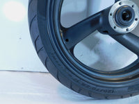 Yamaha FZR1000 YZF750R & YZF750 3 Spoke Black Cast Front Wheel Rim Hub & Tire