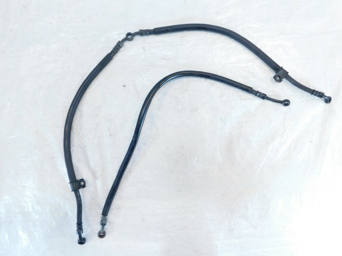 05-10 Yamaha Royal Star Tour Deluxe S XVZ13 Front Wheel Brake Hose Pipe Lines - C3 Cycle
