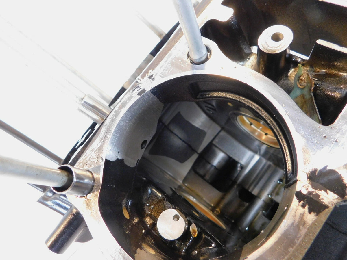 Honda VT1100 VT1100C2 Shadow 1100 Sabre Black Engine Motor Crankcase Crank Case - C3 Cycle