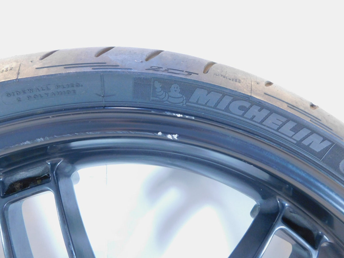 Buell XB9R XB12R Firebolt & Lightning & 1125R Black Front Wheel Rim Rotor & Tire - C3 Cycle