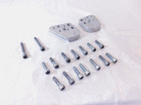 1995-2001 BMW R1100RT 1100 RT Silver Left/Right Handlebar Handle Riser Plates - C3 Cycle