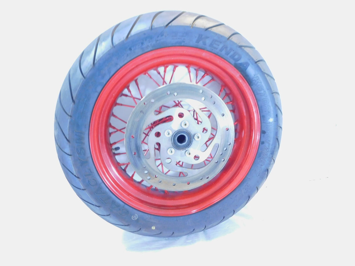 Harley Davidson Dyna Super Glide Custom & Low Rider Laced Rear Wheel Rim & Tire - C3 Cycle