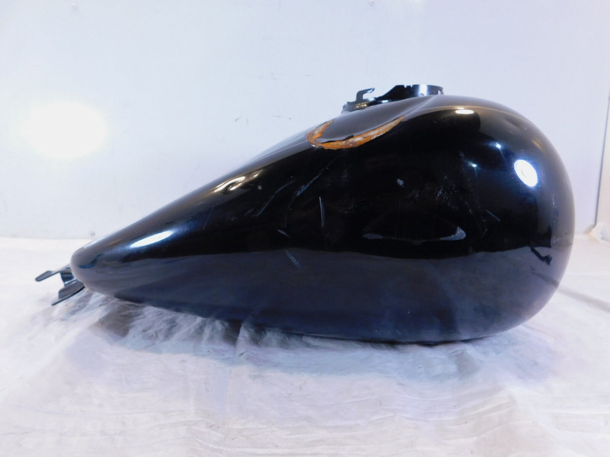 Harley Davidson Road Street & Electra Glide Black Fuel Gas Petrol Tank -Dented - C3 Cycle