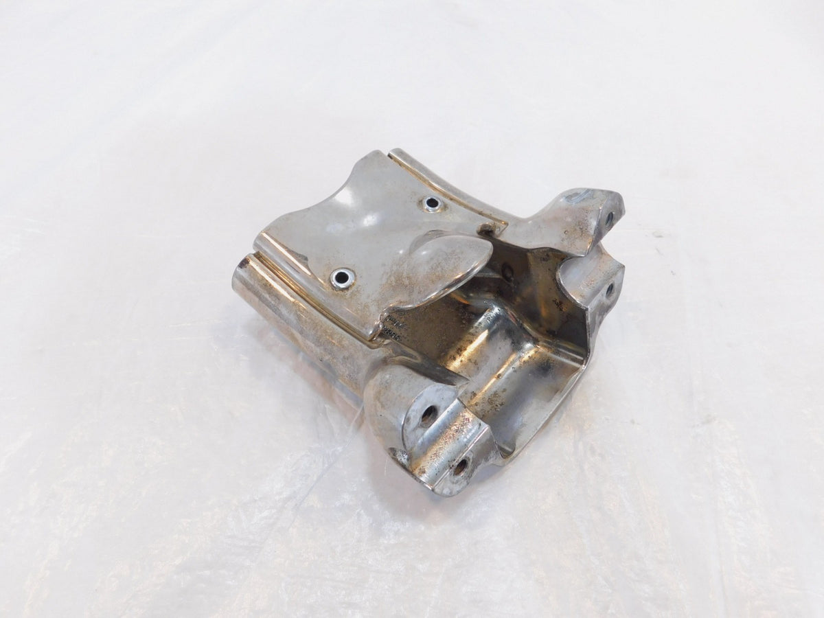 Harley Sportster 883 1200 Custom Chrome Handlebar Riser Mount Bracket & Cover - C3 Cycle