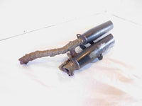 1994-2003 Honda VF750 VF750C Magna 750 Black Left Exhaust Header Pipe Mufflers - C3 Cycle