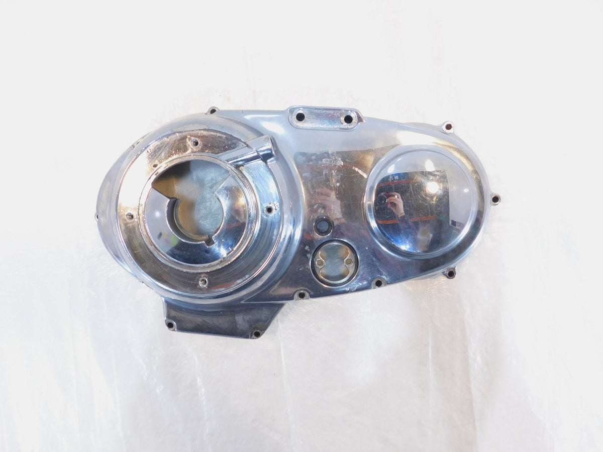 Harley Sportster 883 1200 Buell Chrome Left Engine Motor Primary Chain Cover - C3 Cycle