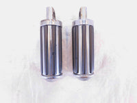 Pair Harley Touring FXR Dyna Sportster & Softail Black ISO Peg Footpeg Footrests - C3 Cycle