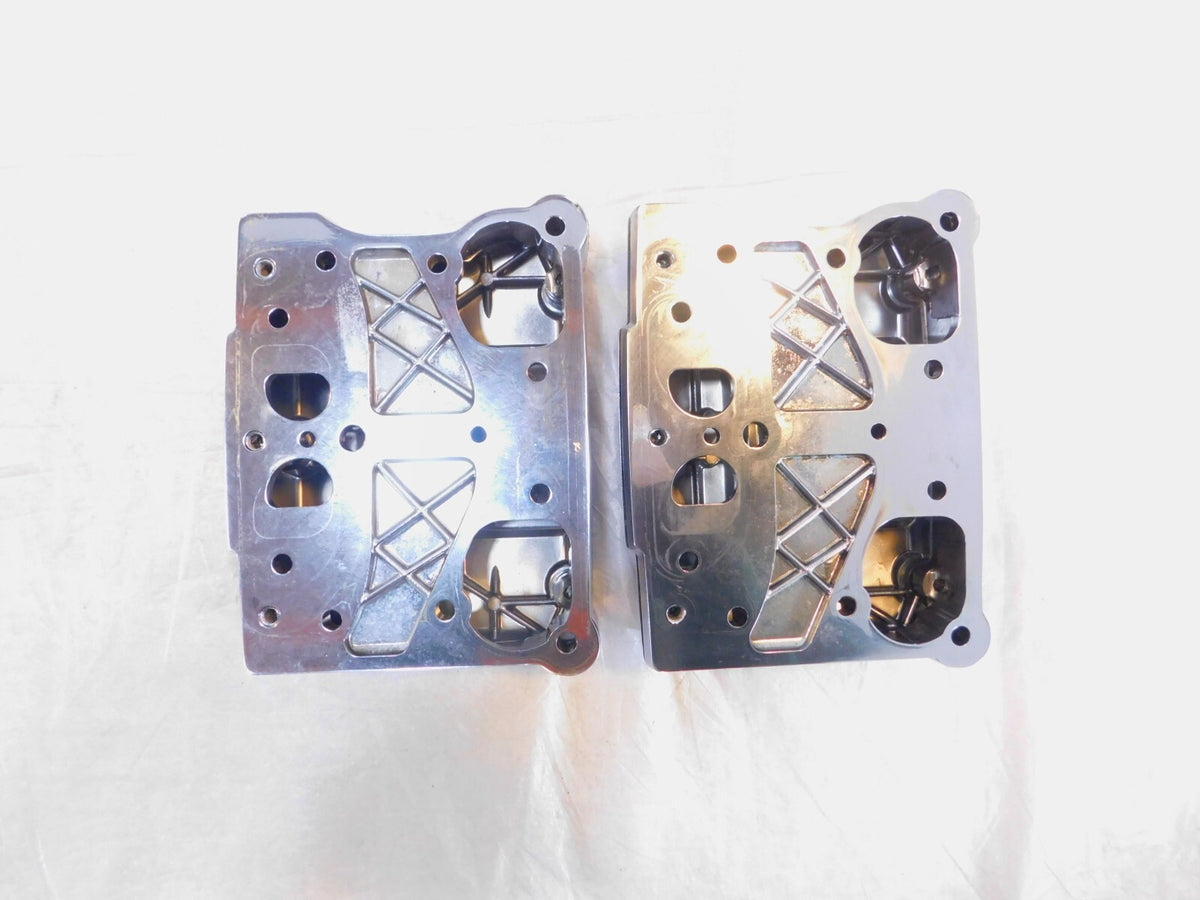 Harley Davidson Electra Glide Dyna Softail Chrome Cylinder Head Top Rocker Boxes - C3 Cycle