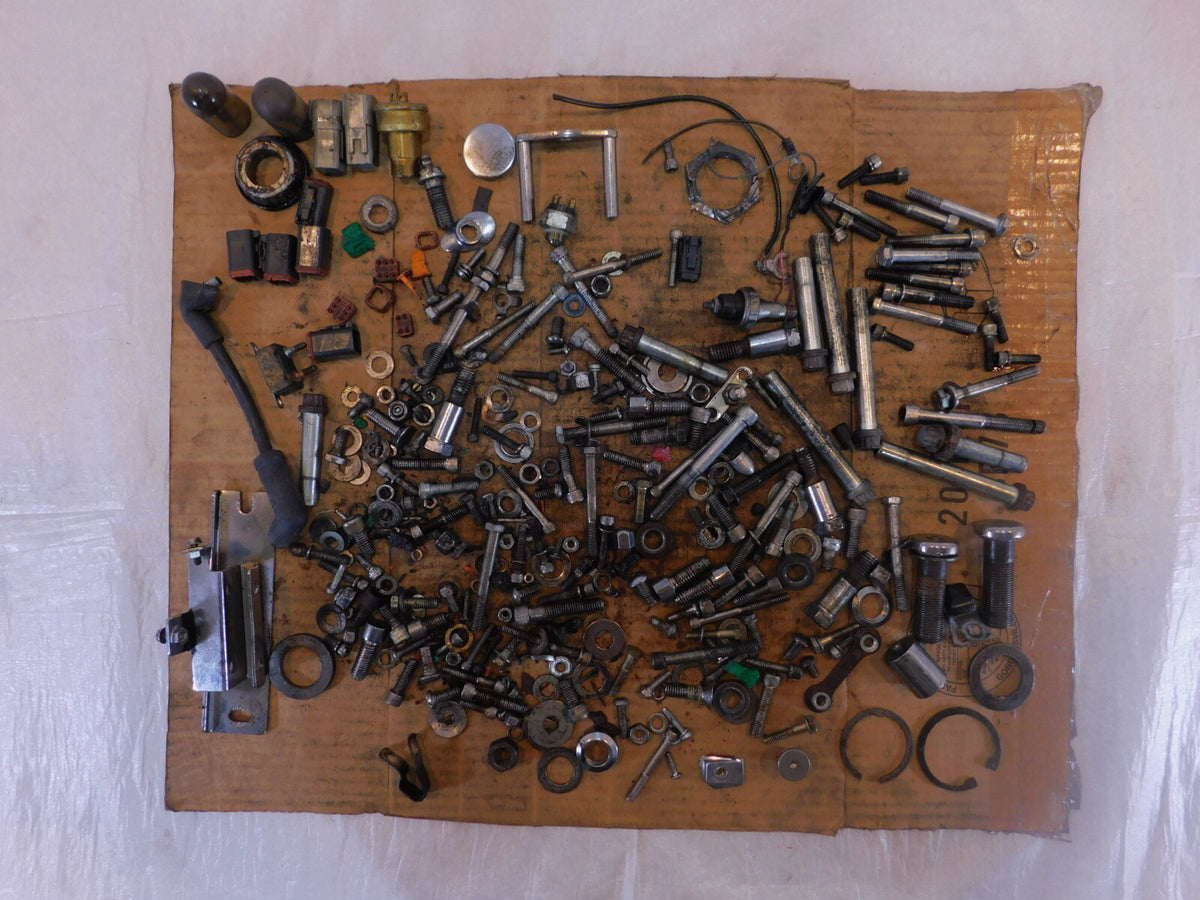 2002 American IronHorse Texas Chopper Engine Bolts Nuts Brackets Parts Box Lot - C3 Cycle
